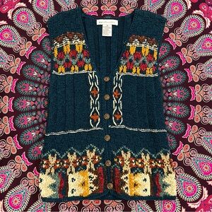 Vintage Knit Sweater Vest